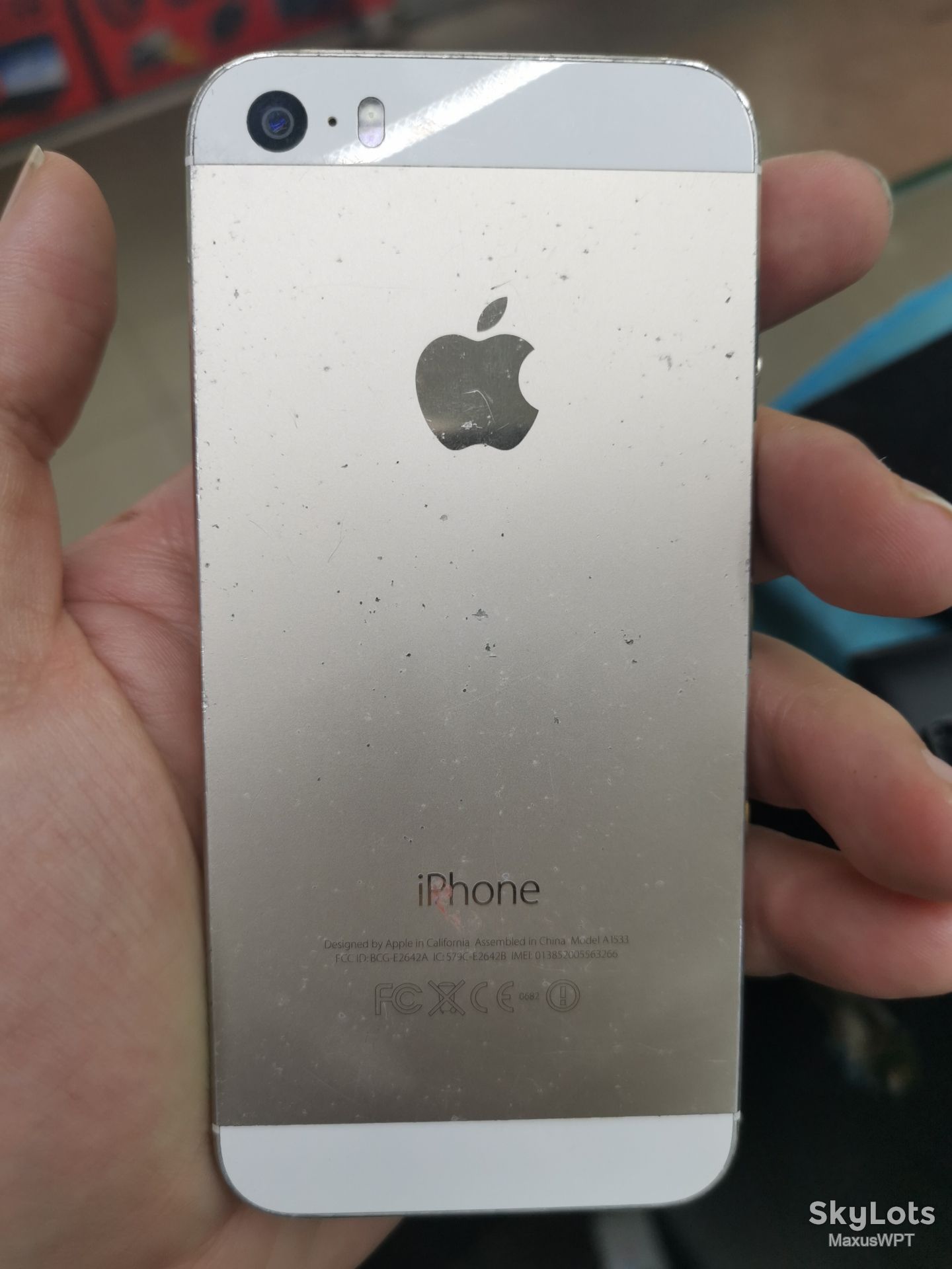 #1673 Sklad Iphone 5s gold r sim pass - фото фото фото 1