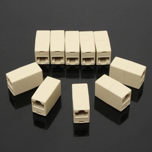 10 штук джойнер патчкордов для RJ 45 (8P8C), соединитель, муфта, переходник - фото фото фото 2