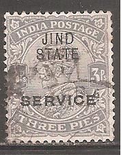 Бр.Индия   (Штат Джинд) 1914 Sc.о25 гаш. - фото фото фото 0