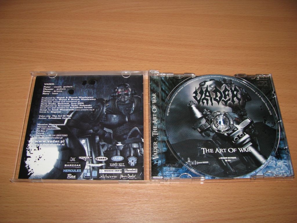 VADER - The Art Of War     (2005 Regain 1st press) - фото фото фото 1