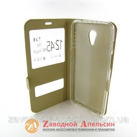 Чехол книжка Meizu M6s Smart Case gold - фото фото фото 2