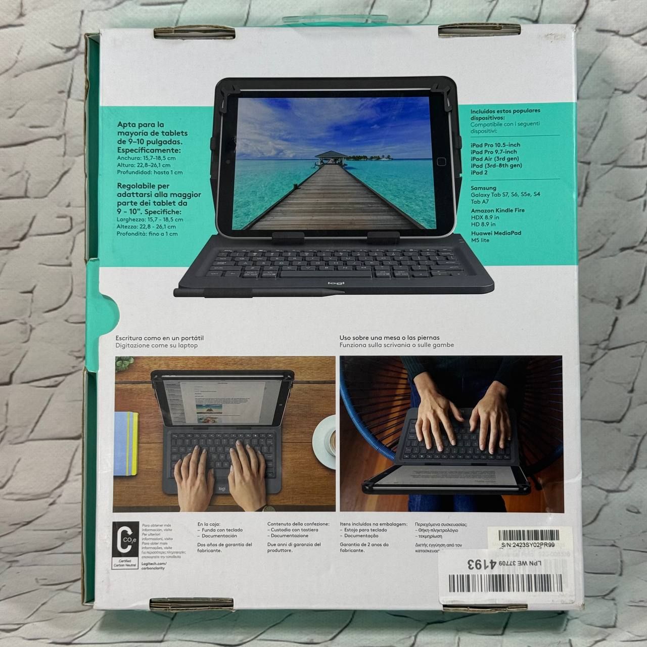 Універсальна клавіатура Logitech Folio 9-10''  (№1409) - фото фото фото 8