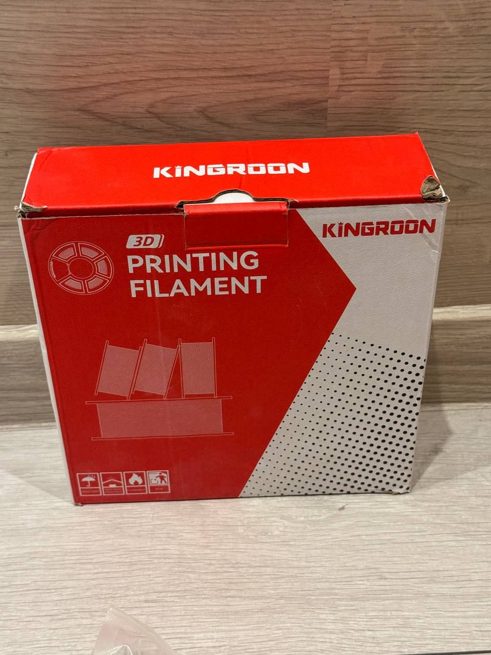 НОВЕ!! Філамент для 3D принтера KINGROON 1.75mm 1КГ Black-Чорний - фото фото фото 3