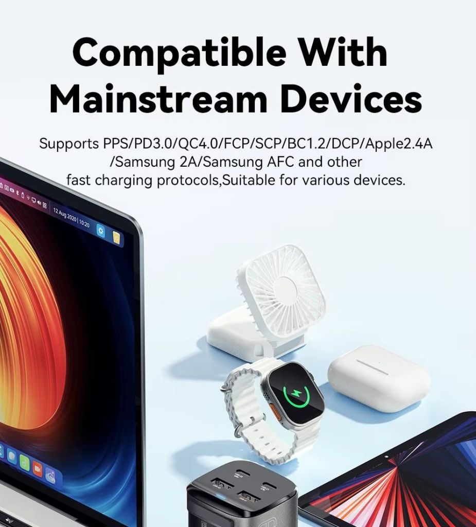 Зарядное устройство Essager Gan Desktop Charger 67W - фото фото фото 2