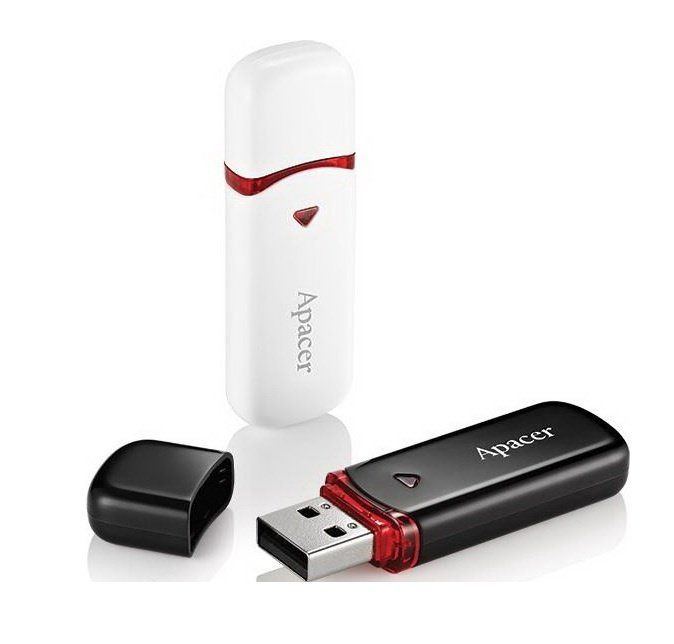 Накопитель USB 2.0 Apacer AH333 64GB White - фото фото фото 2