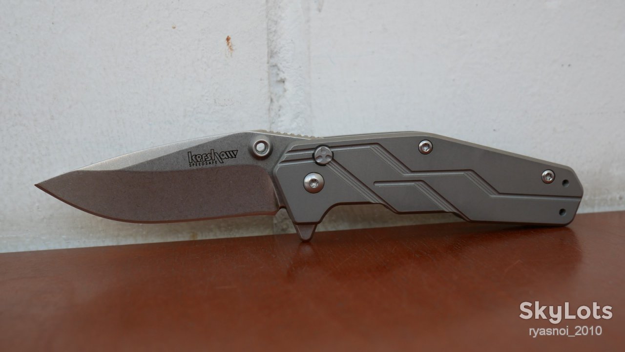 Kersh Dimension®  3810, 8Cr13MoV Stonewash, Titanium, OEM, SpeedSafe® Assisted Opening, EDC - фото фото фото 10