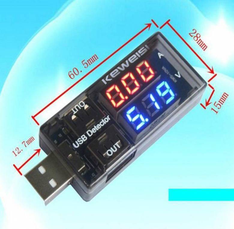 Usb тестер Keweisi Kws-10Va - фото фото фото 0