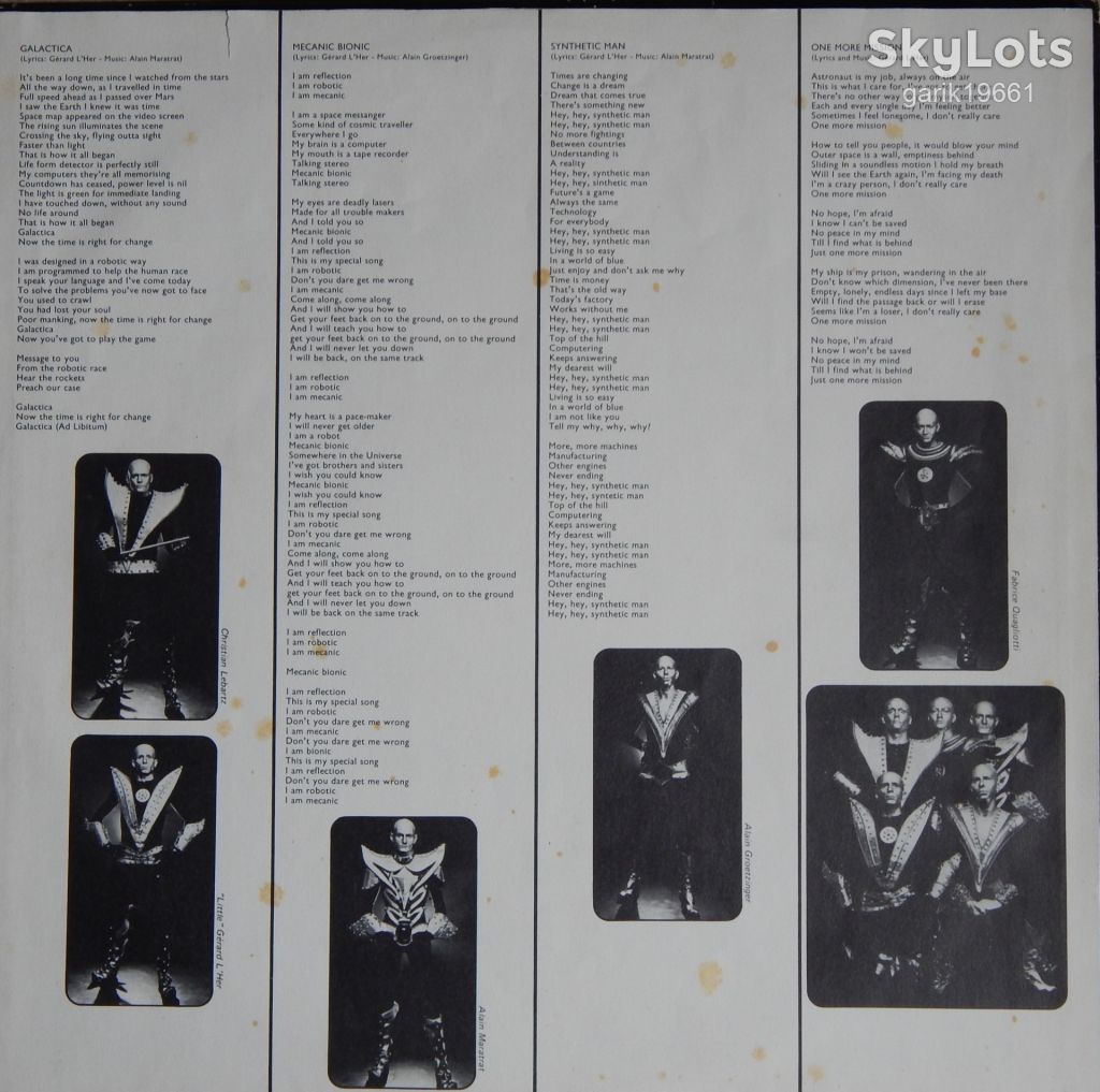 Rockets – Galaxy  (Rockland Records – RKL 20208, Italy) insert EX+/NM- - фото фото фото 2