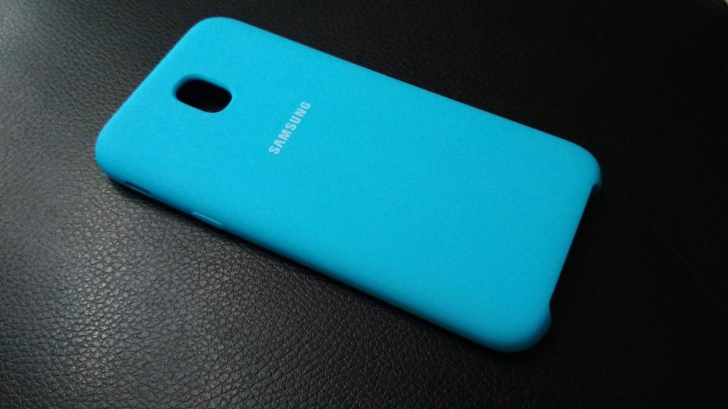 Чехол Silicone Cover для Samsung Galaxy J5 (2017) J530 blue - фото фото фото 2