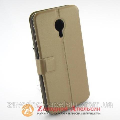 Чехол книжка SMART Meizu MX4 MX-4 gold - фото фото фото 1