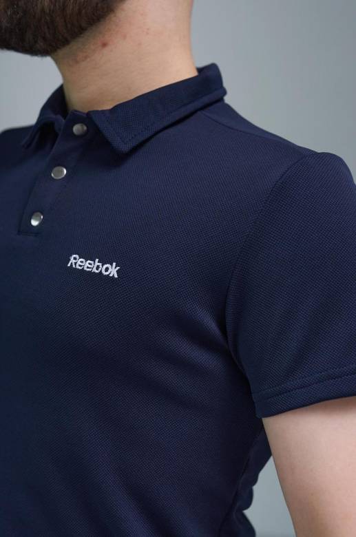 Поло мужское Reebok синее - фото фото фото 7