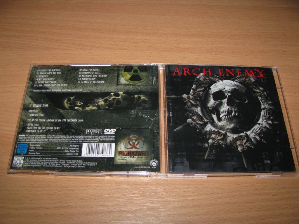 ARCH ENEMY - Doomsday Machine   (2005 Century Media CD/DVD,1st press) - фото фото фото 0