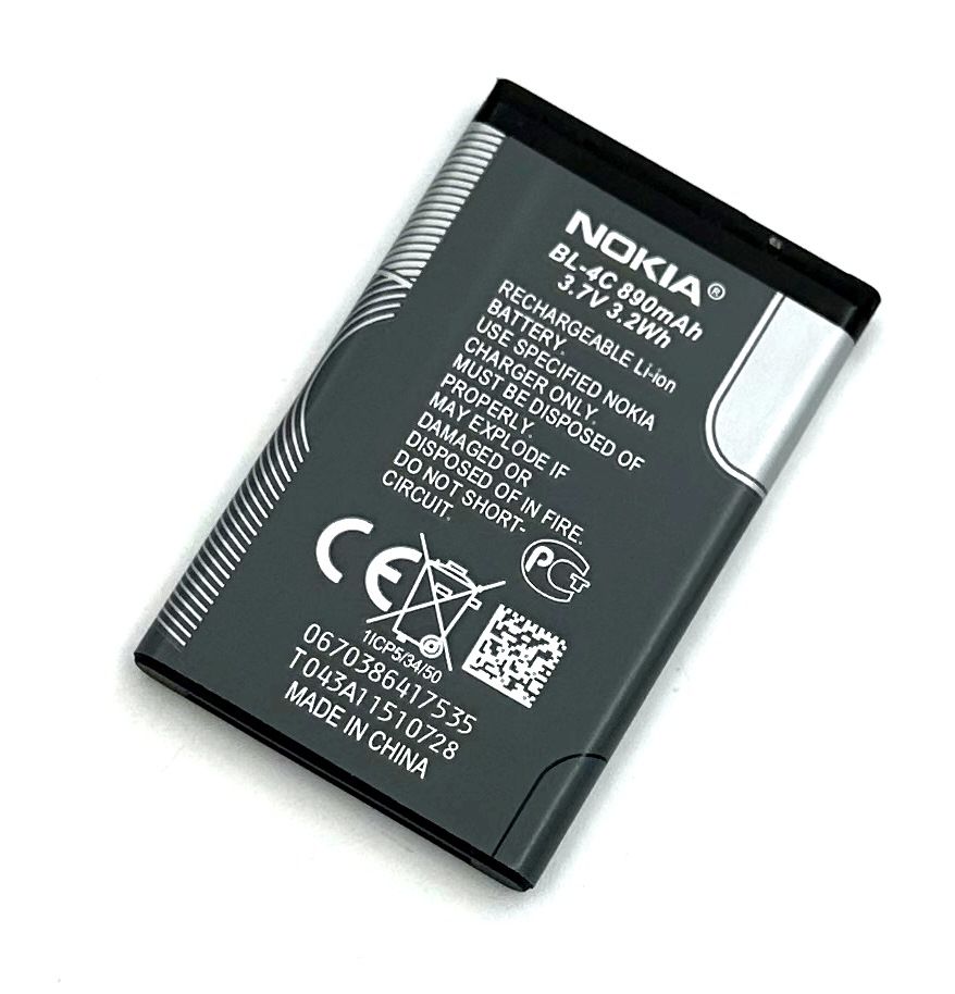Аккумулятор для NOKIA BL-4C 890 mAh - фото фото фото 1