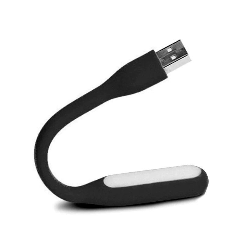 Гибкий мини LED светильник USB черный - фото фото фото 4