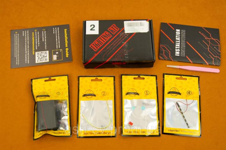 Набір, підсвічування, LED, Light Kit, For, LEGO, GC441, 75349, Captain, Rex, Helmet - фото фото фото 6
