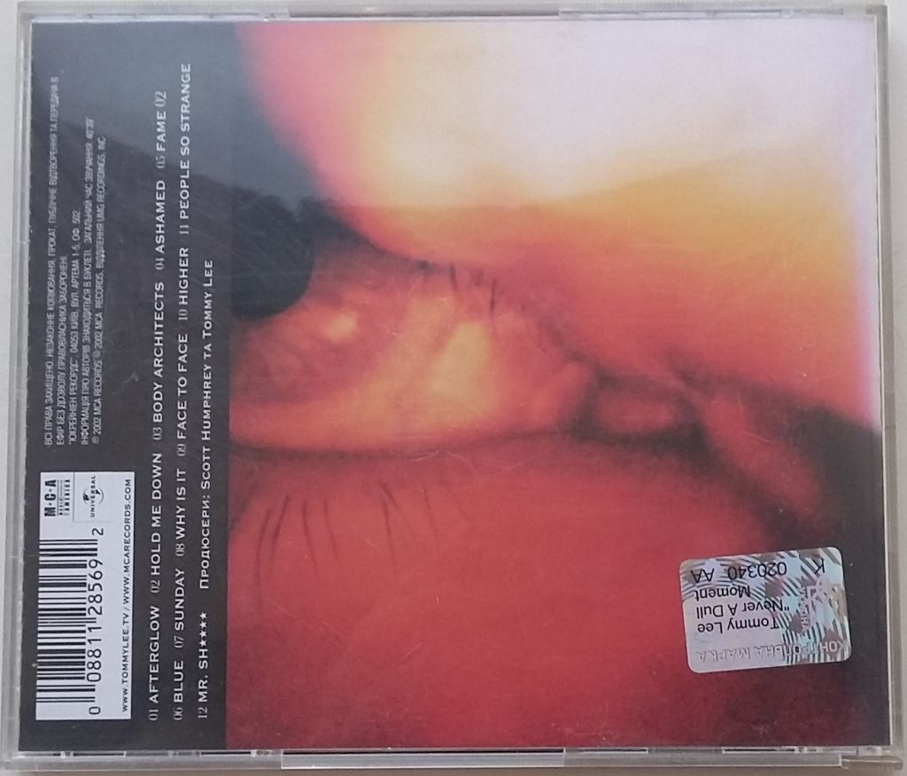 TOMMY LEE   ( Mötley Crüe)  Never A Dull Moment  CD      (Ukraine) - фото фото фото 2