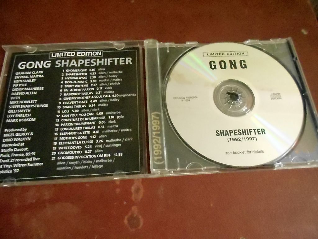 Gong Shapeshifter CD б/у - фото фото фото 2