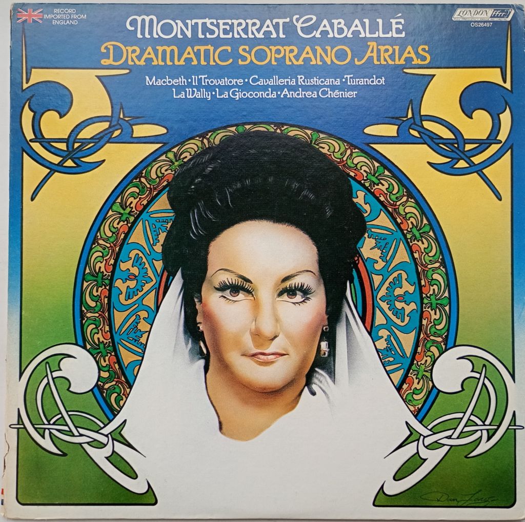 MONTSERRAT CABALLÉ Dramatic Soprano Arias LP Disc:VG/EX; Cover:VG++ - фото фото фото 0