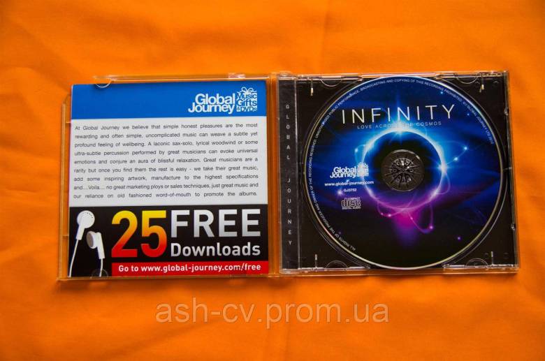 Музичний диск CD. GLOBAL JOURNEY - INFINITY - фото фото фото 3