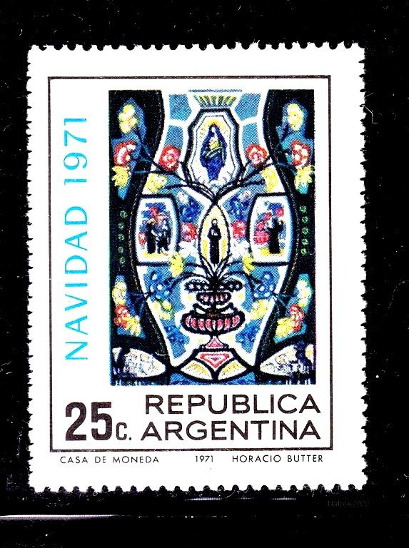 Искусство .  Аргентина 1971 г  MNH - - фото фото фото 0
