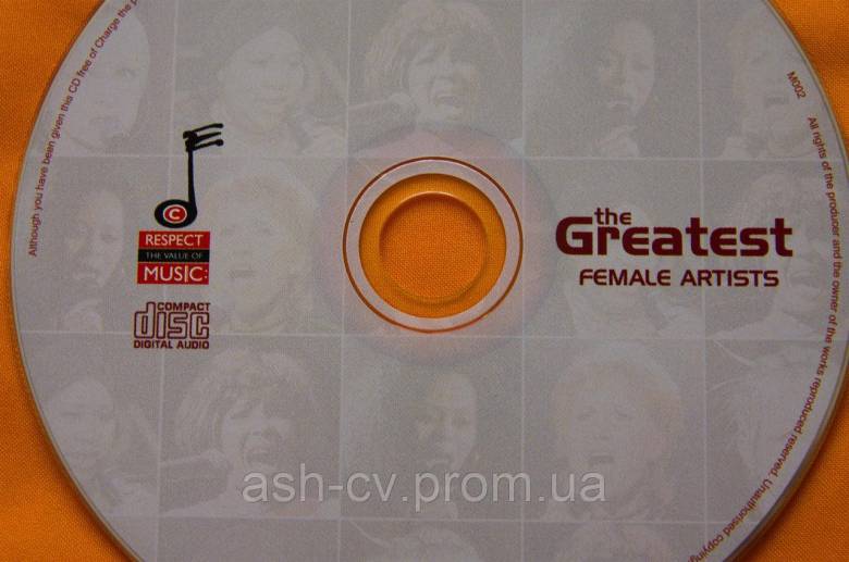 Музичний диск CD. The Greatest FEMALE ARTISTS - фото фото фото 1