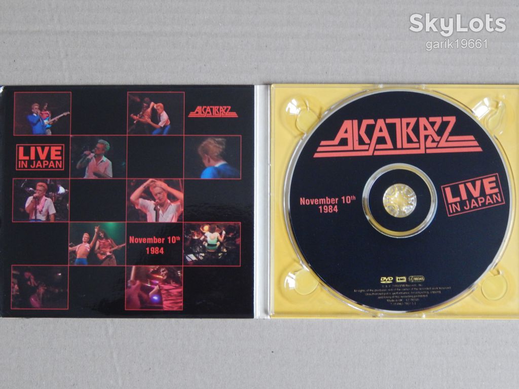 Alcatrazz ‎– Live In Japan. November 10th, 1984 (DVD, Unofficial Release, Digipack) - фото фото фото 3