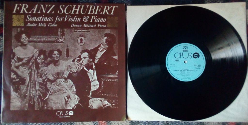 Franz Schubert - Sonatinas For Violin &amp; Piano 1979  (EX/EX) - фото фото фото 0