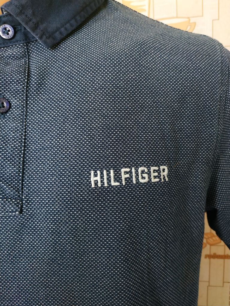 Футболка синя меланж TOMMY HILFIGER p-p L - фото фото фото 3