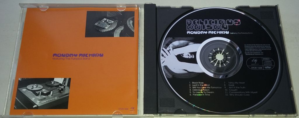 MONDAY MICHIRU Featuring THE PARADOX BAND Delicious Poison CD  Japan - фото фото фото 1