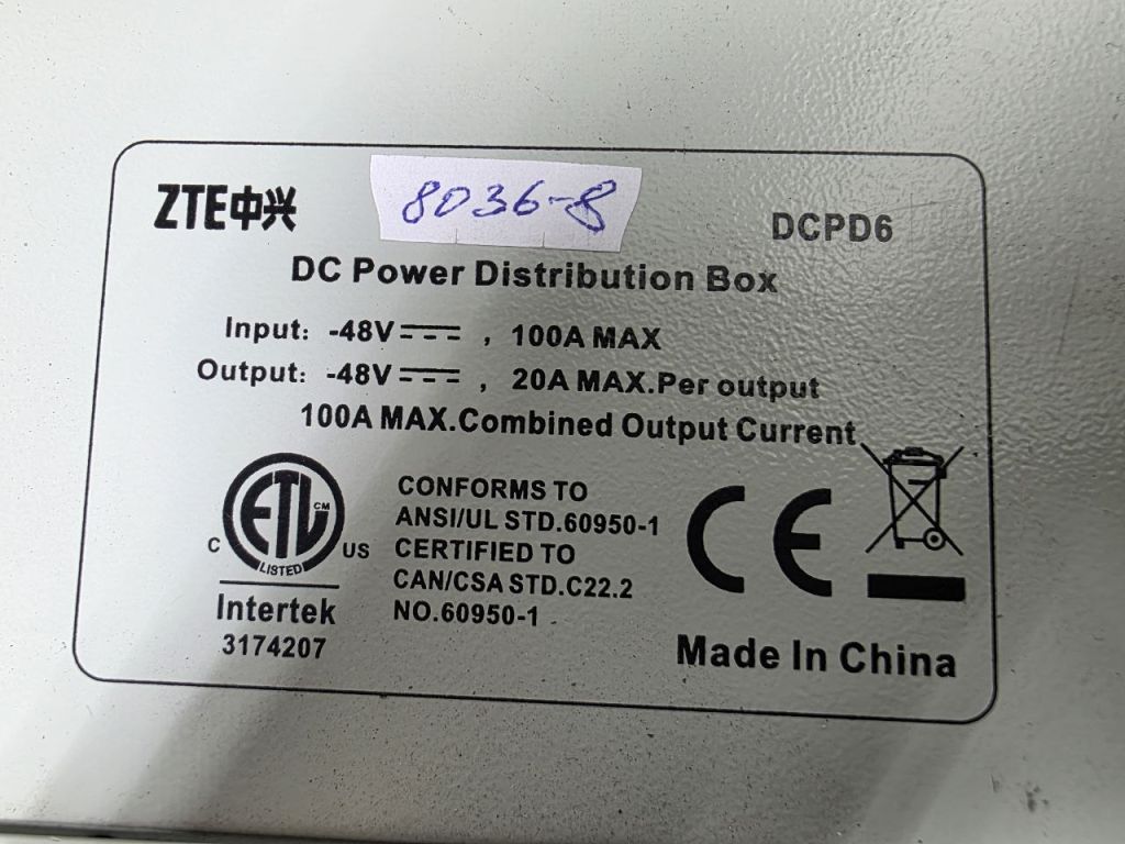DCPD6 ZTE DC PDU −48V   (8036-8) - фото фото фото 2