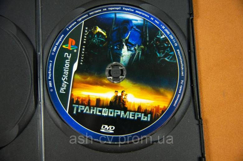 Диск для Playstation 2 (Для чіпованих приставок), гра Transformers - фото фото фото 5