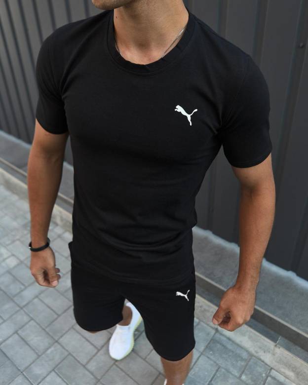 Футболка Puma чорна XL - фото фото фото 2