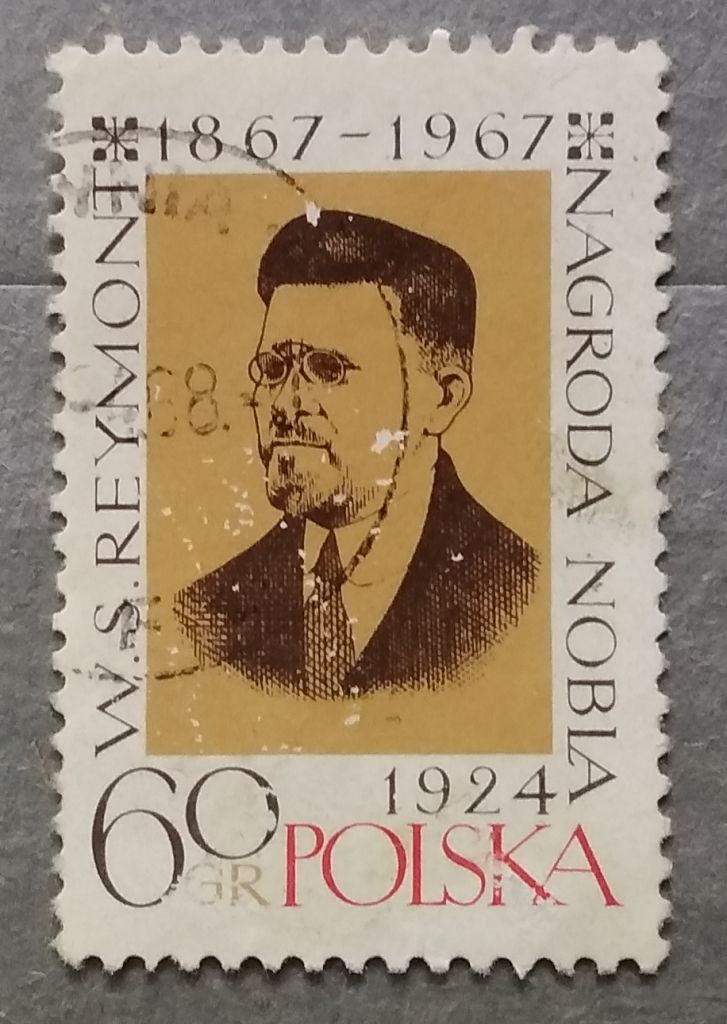 Польша 1967 г - 100-летие со дня рождения Владислава Станислава Реймонта, гаш - фото фото фото 0