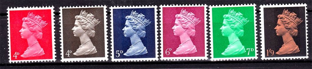Великобритания 1967 г MNH - HM QE-II -  стандарт  - - фото фото фото 0