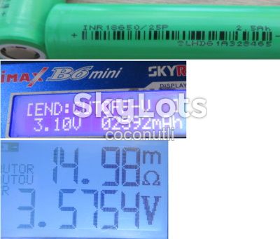 Акумулятор 18650 25P EVE 2500mAh 30A високострумовий - фото фото фото 1