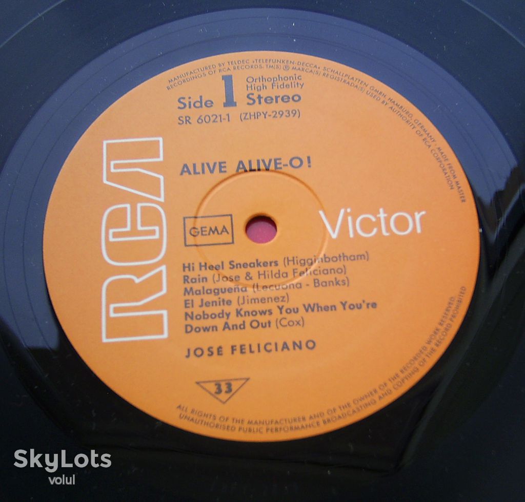 JOSE FELICIANO ‎ Alive Alive-o! Live At London Palladium 2LP EX-/EX - фото фото фото 3