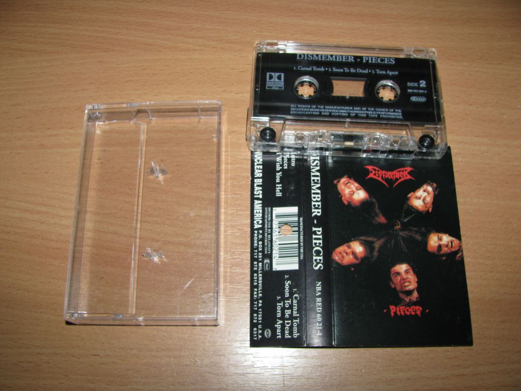 DISMEMBER - Pieces  (1992 Nuclear Blast 1st press USA) - фото фото фото 2