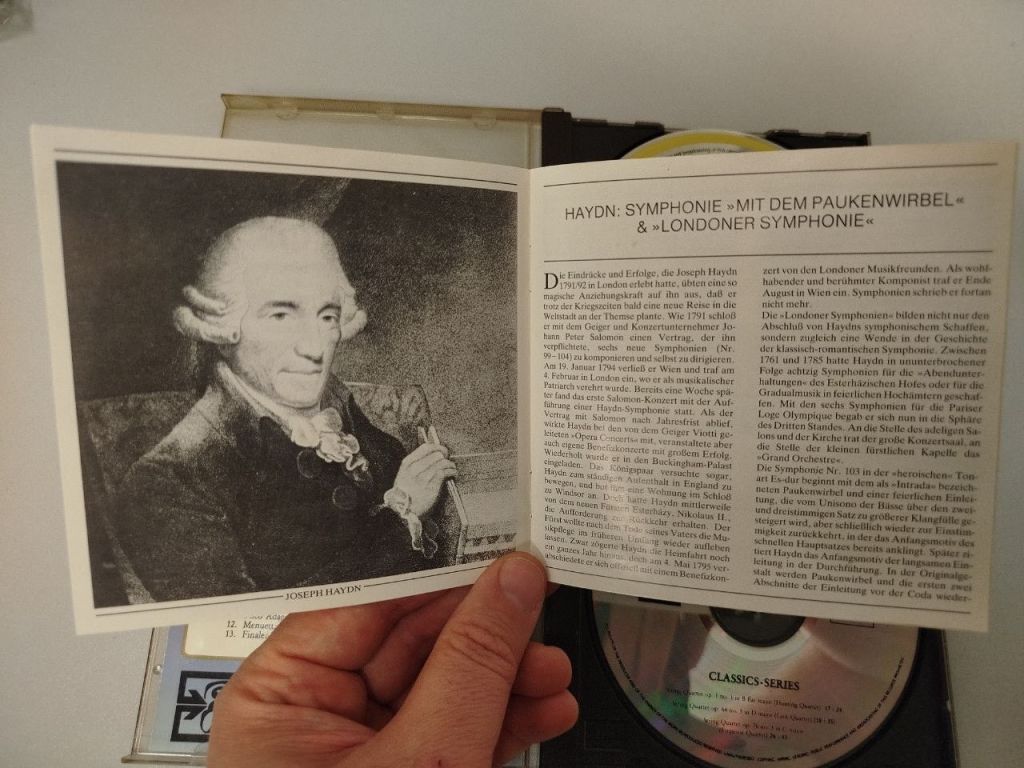 Haydn — 2 класичних CD  (Karajan DG + Aurophon) Йозеф Гайдн — Німеччина - фото фото фото 6