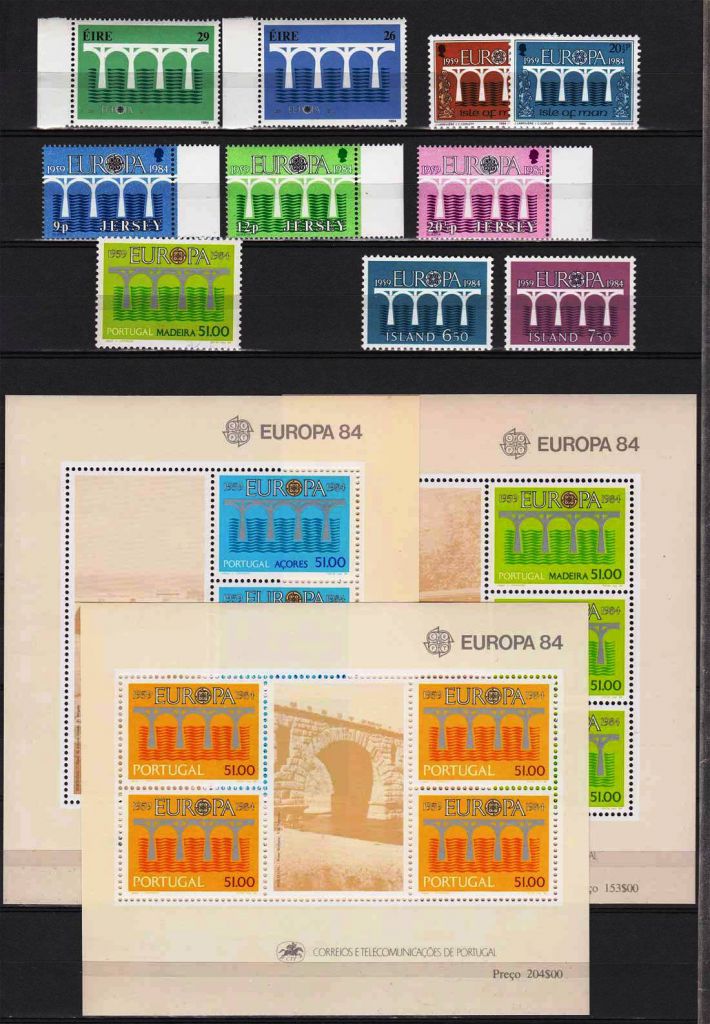ZM  лот  8  1984 г MNH - CEPT -  мост - фото фото фото 1