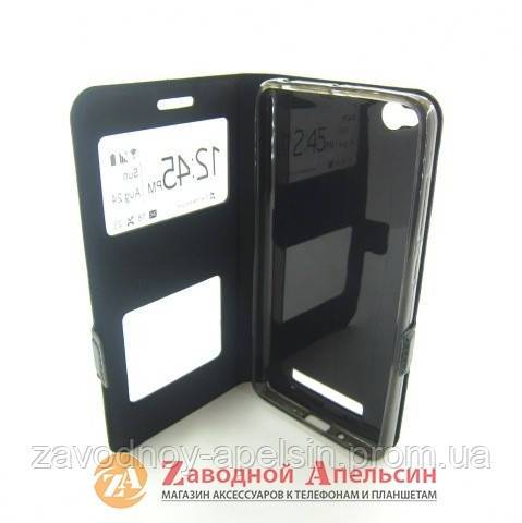 Чехол книжка Xiaomi Redmi 3 4A Smart Case (черный) - фото фото фото 2