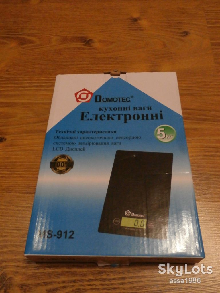 Електронні сенсорні кухонні ваги на 5 кг Domotec/Electronic MS-912 Чорні - фото фото фото 3