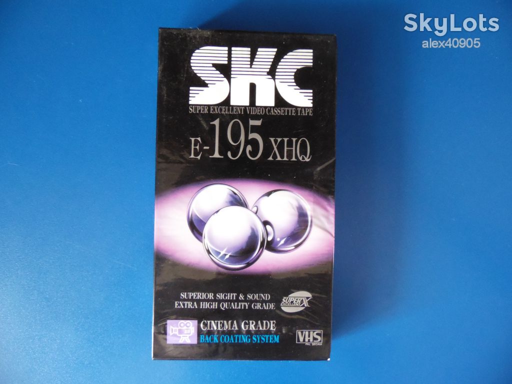 Кассета VHS SKC  E-195XHQ - фото фото фото 0