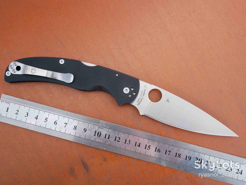 Spyder Native Chief C244, 8Cr14MoV Satin, G10 Black, Replica, Tactical, EDC, Back Lock - фото фото фото 3