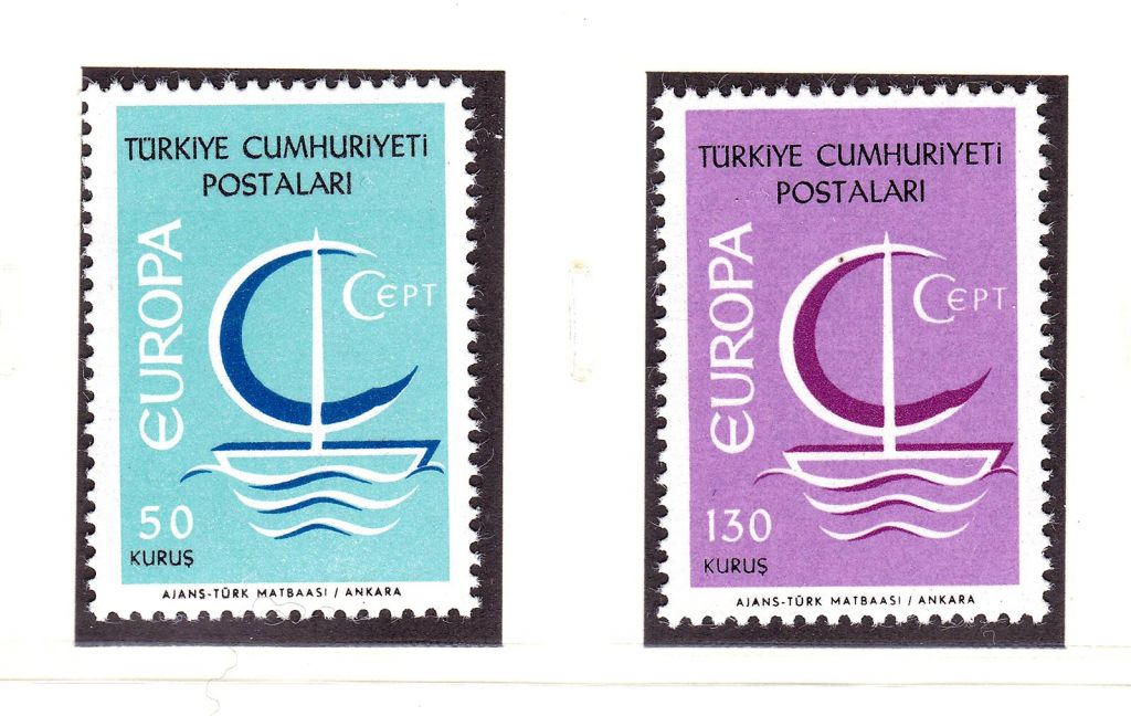 Турция 1966 г MNH  -  EUROPA CEPT - - фото фото фото 0