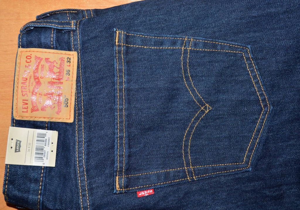 Джинси Levis 505 Regular Fit  Rinse original, нові - фото фото фото 3