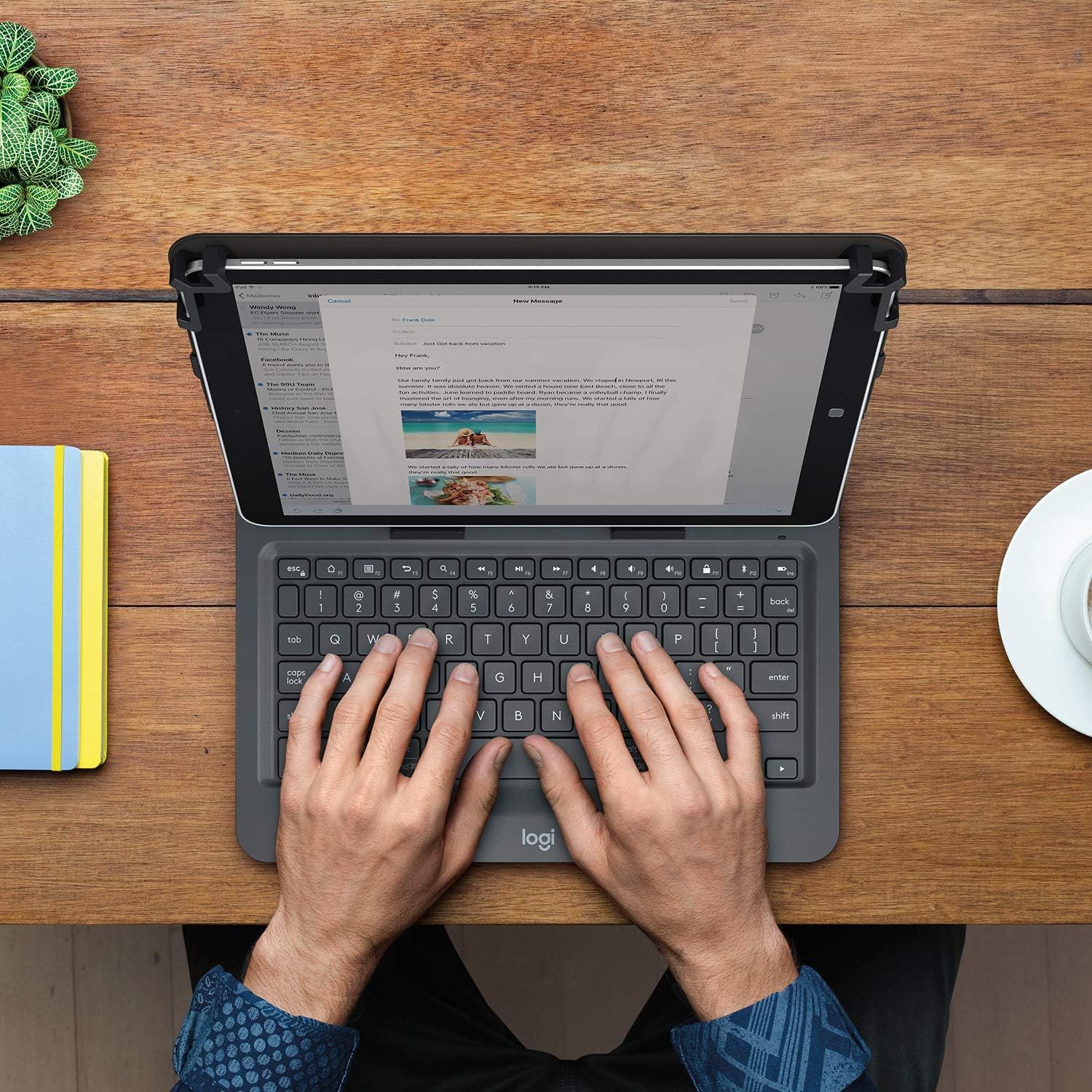 Універсальна клавіатура Logitech Folio 9-10''  (№1409) - фото фото фото 5