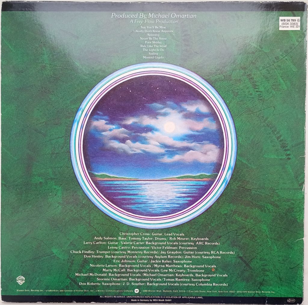 CHRISTOPHER CROSS  (1979) LP VG+/VG++ - фото фото фото 1
