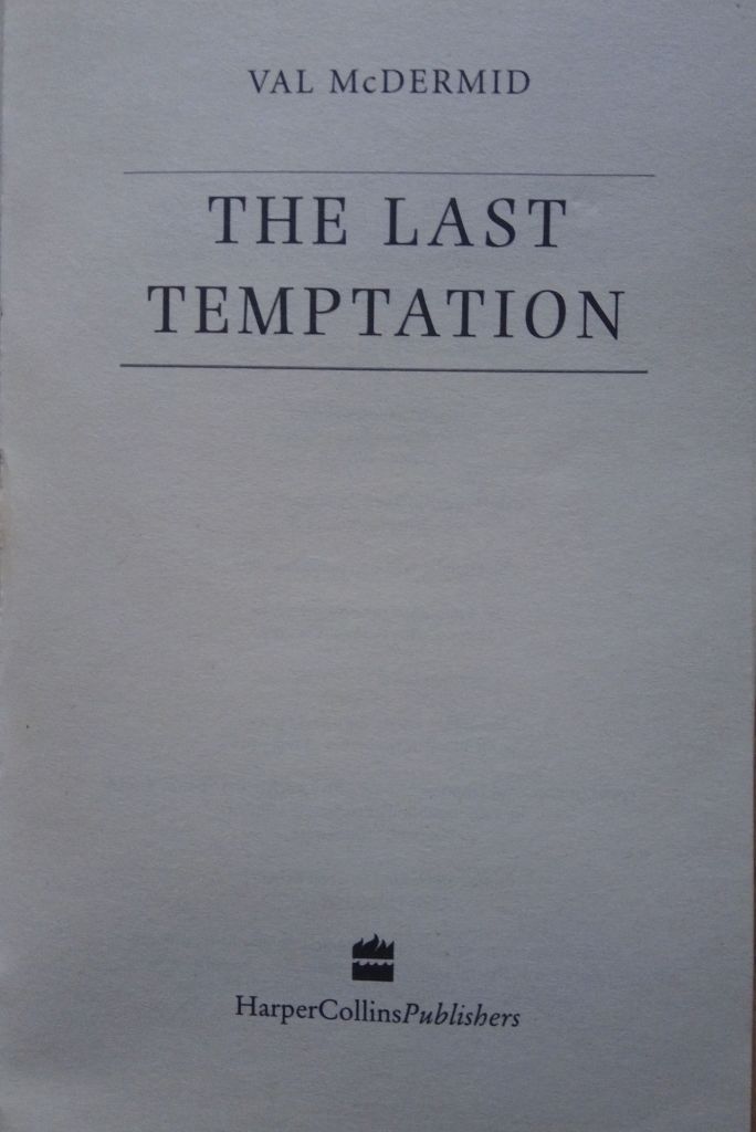 Last Temptation The VAL McDermid English на Английском книга - фото фото фото 3