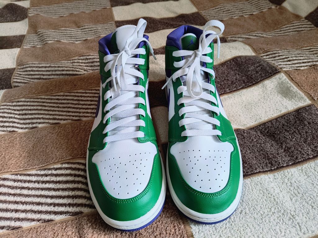 Кросівки Jordan 1 Mid Incredible Hulk - фото фото фото 3