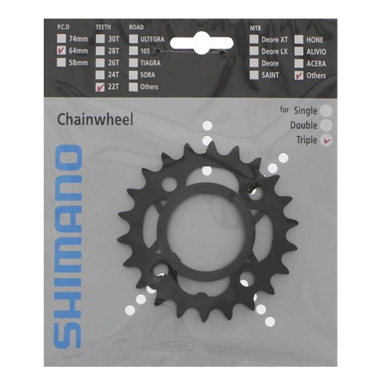Зірка для шатунів Shimano M391/430 22T (CMK048) - фото фото фото 0